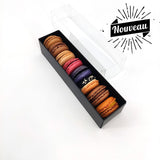 Black strips 8 macaroons - 70 empty strips