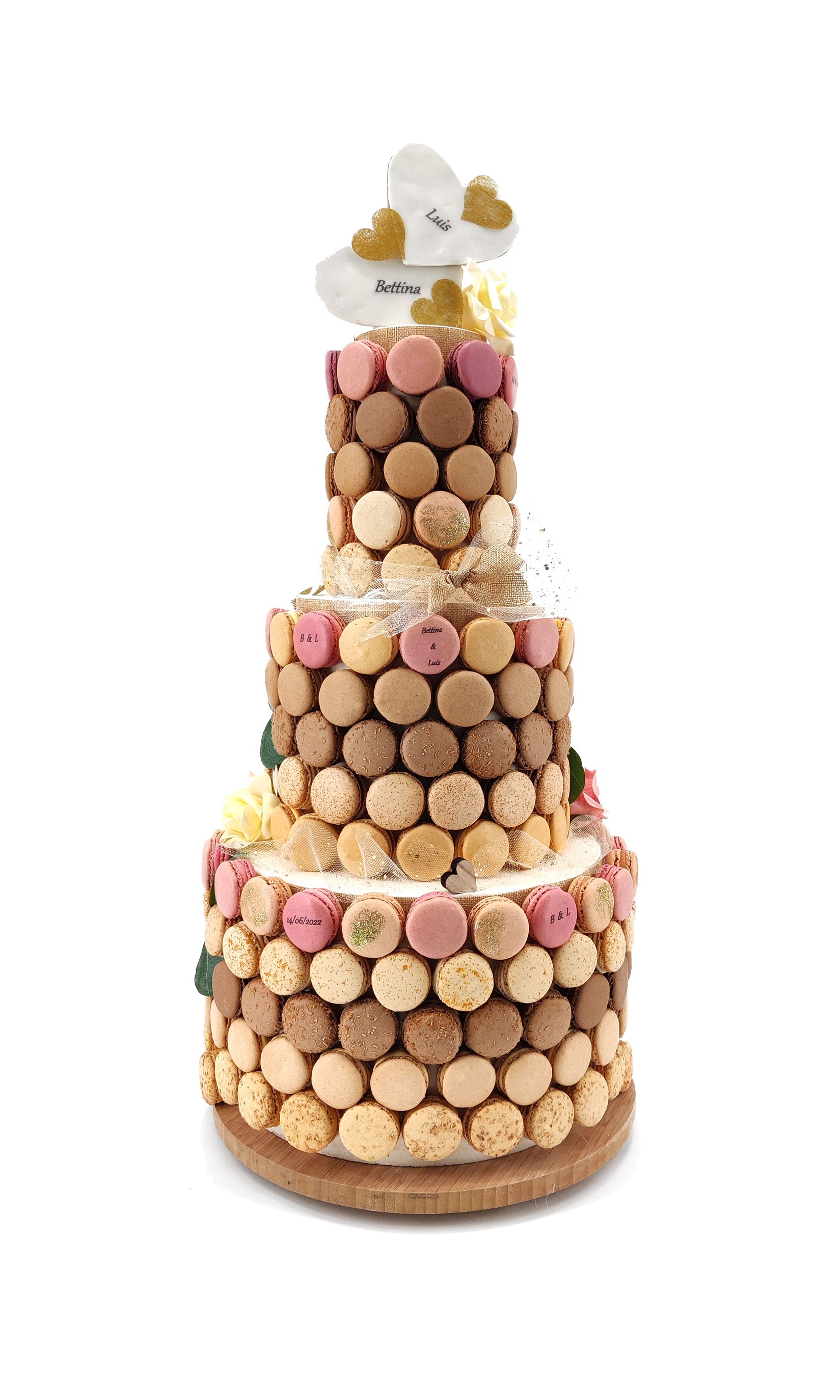 Tambour cake - 60 macarons minimum
