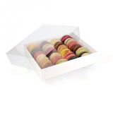 White box of 24 macaroons - Box of 40 empty boxes